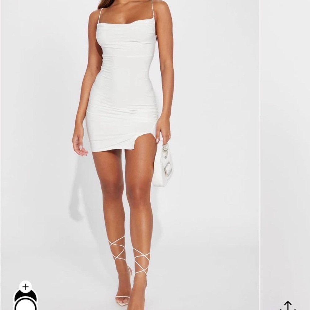 Fashion Nova White Mini Dress